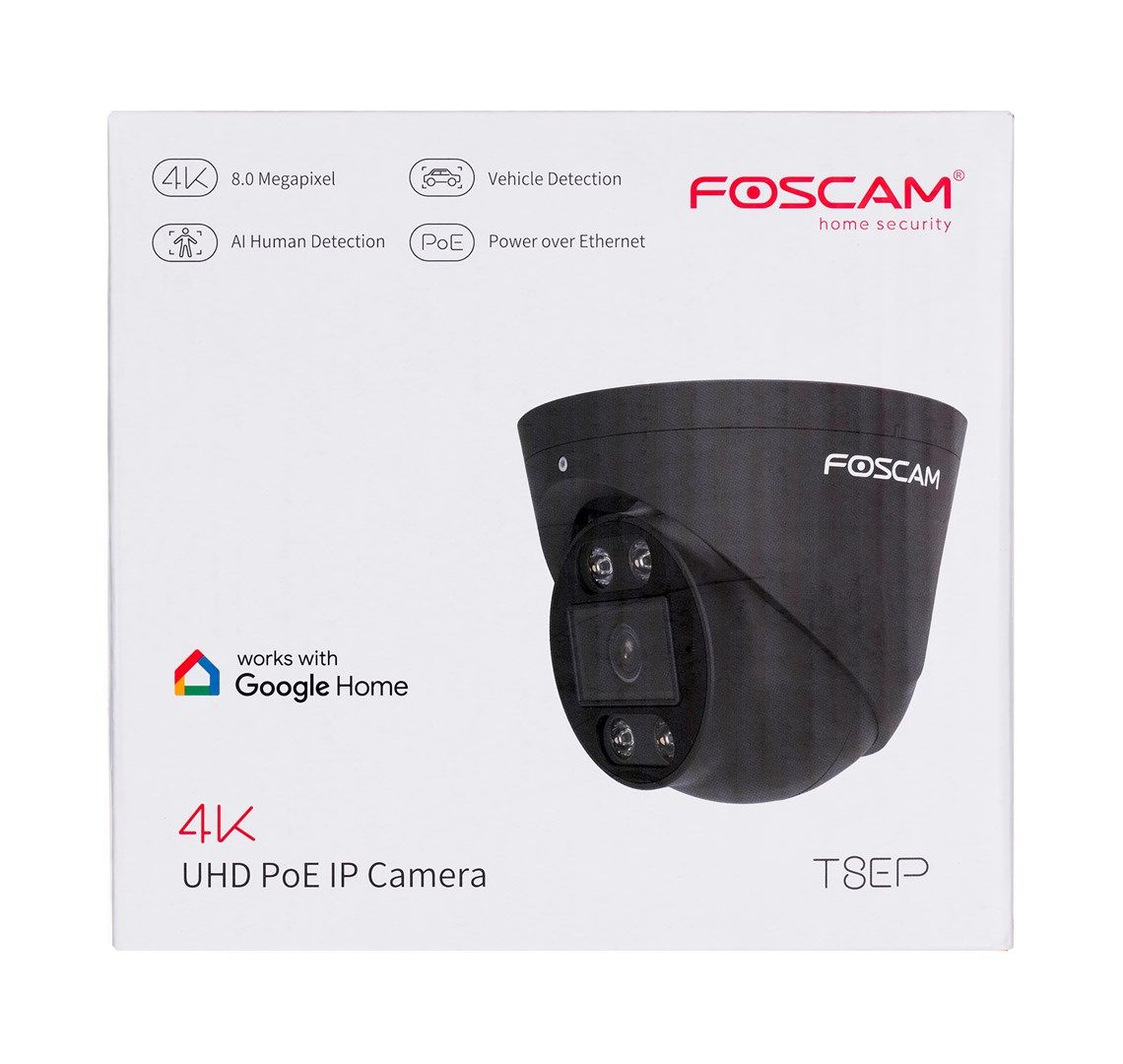 FOSCAM T8EP 8MP POE IP Camera Black_10