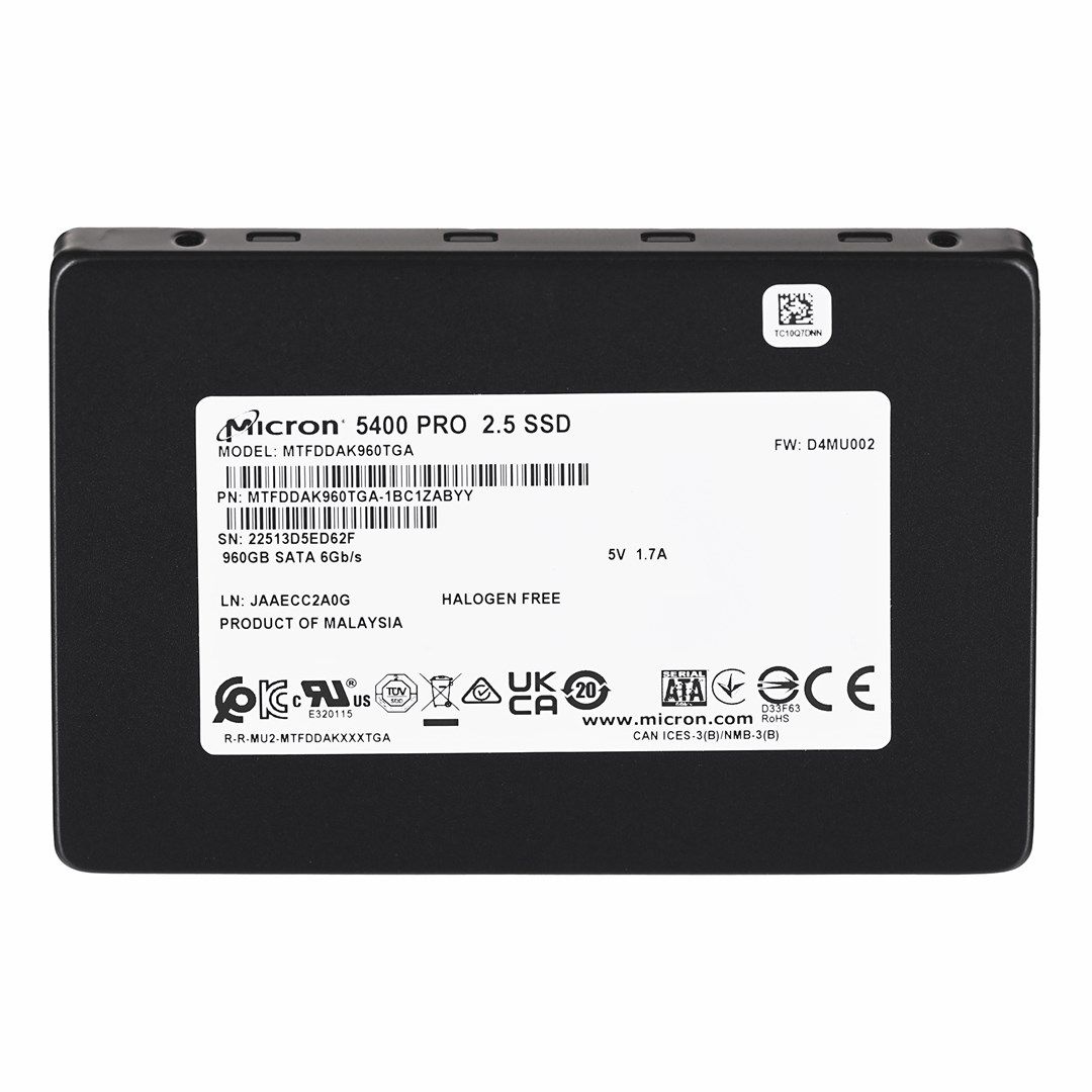 SSD Micron 5400 PRO 960GB SATA 2.5  MTFDDAK960TGA-1BC1ZABYYR (DWPD 1.5)_4