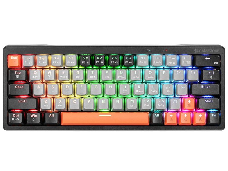 Mechanical keyboard Tracer GAMEZONE EVO1 HOT SWAP 63 (Grey) TRAKLA47297_8