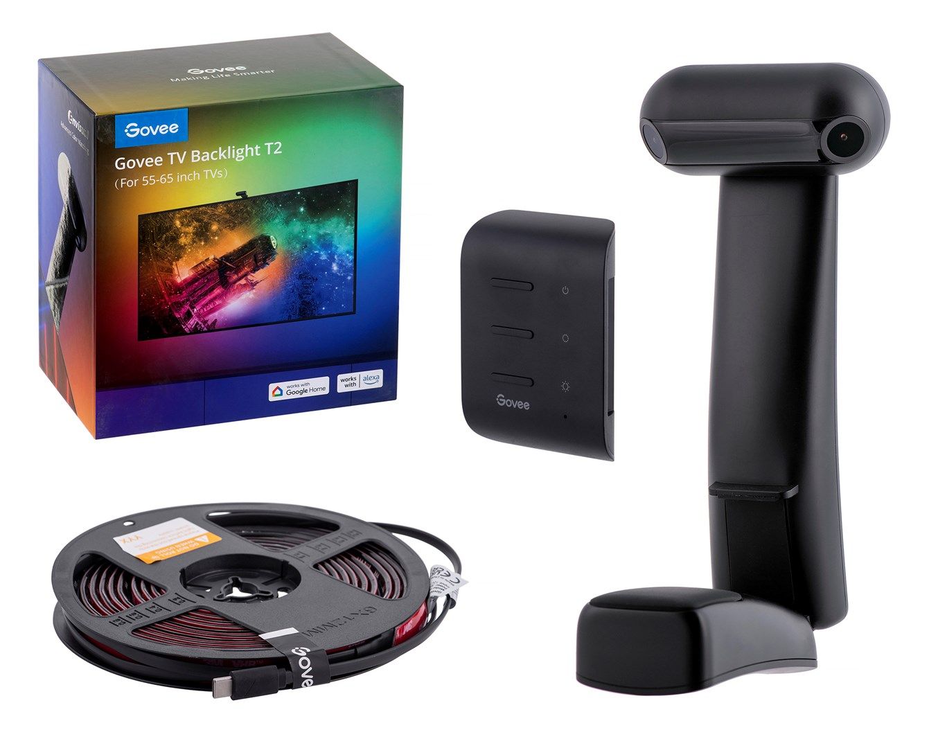 GOVEE ENVISUAL TV BACKLIGHT T2 Z PODWÓJNYMI KAMERAMI_1