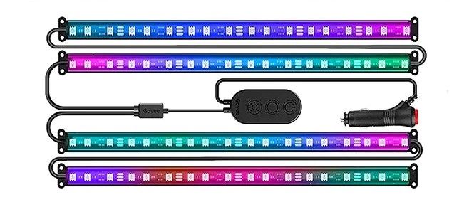 Govee RGBIC Interior Car Lights Smart strip light Bluetooth_1