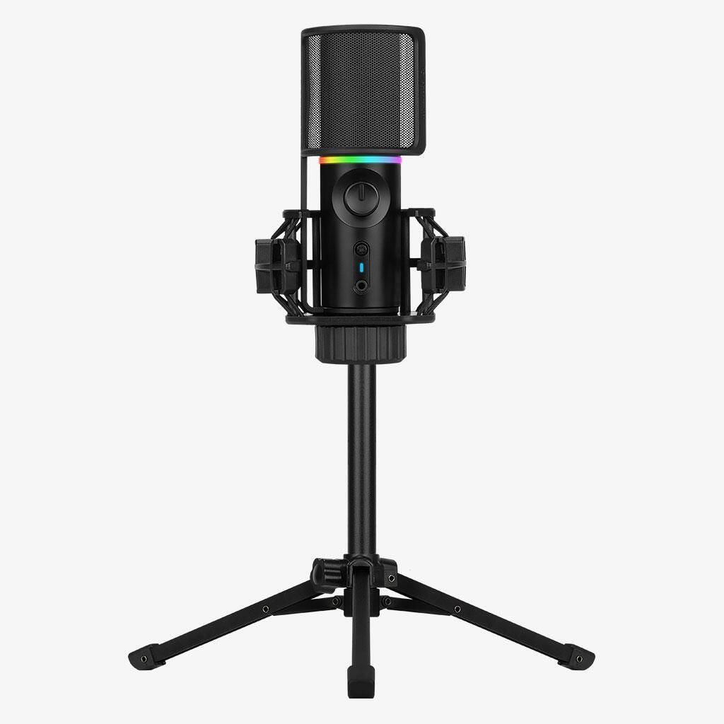 Streamplify MIC RGB Microphone  USB-A  black - tripod incl._1