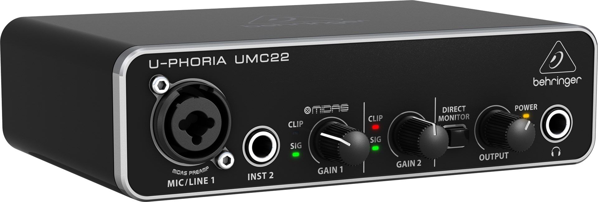 Behringer UMC22 supplementary music equipment Concert/Studio Pre-amp_4