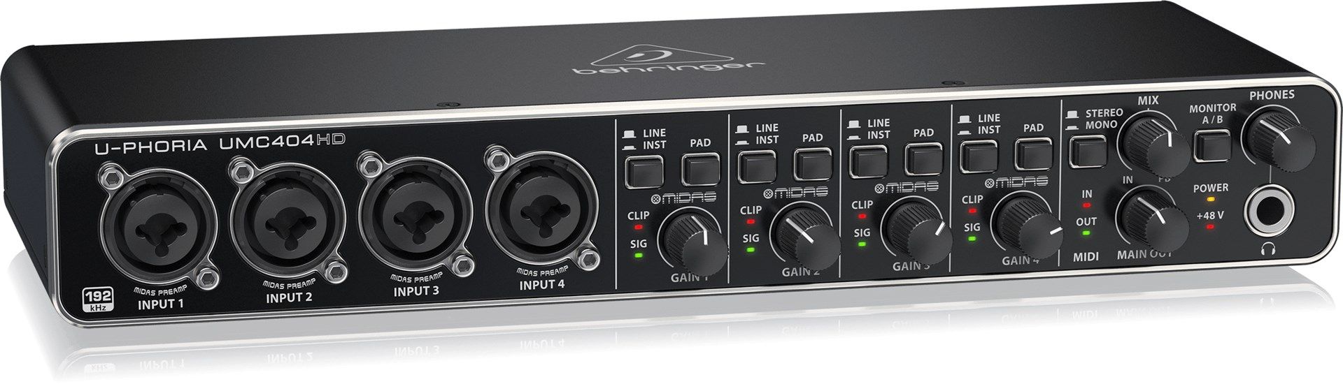 Behringer UMC404HD recording audio interface_3