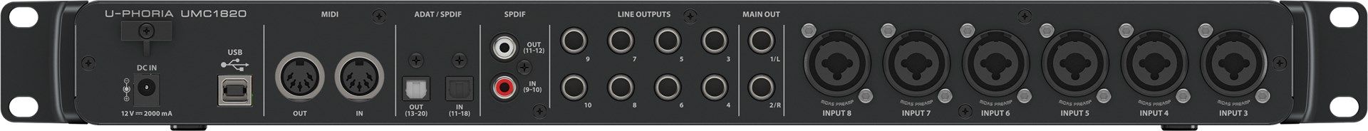Behringer UMC1820 - USB audio interface_3