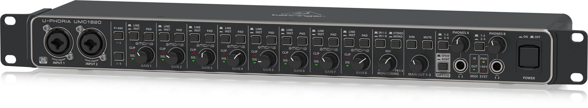Behringer UMC1820 - USB audio interface_4
