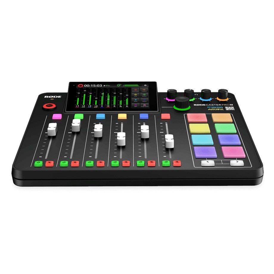 RODECaster Pro II Podcast production studio Music production station Black_1
