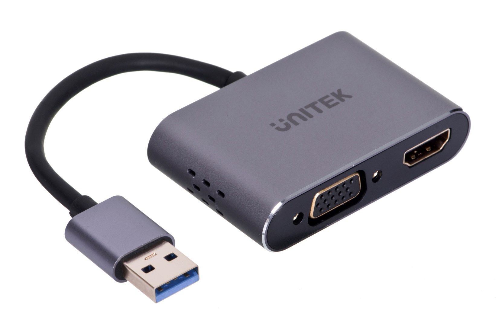 UNITEK ADAPTER USB-A - HDMI & VGA  FULL HD  M/F_1