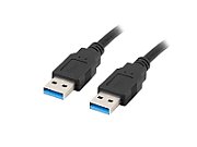Lanberg CA-USBA-30CU-0010-BK USB cable 1m 3.0 USB A Black_1