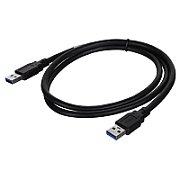 Lanberg CA-USBA-30CU-0010-BK USB cable 1m 3.0 USB A Black_2