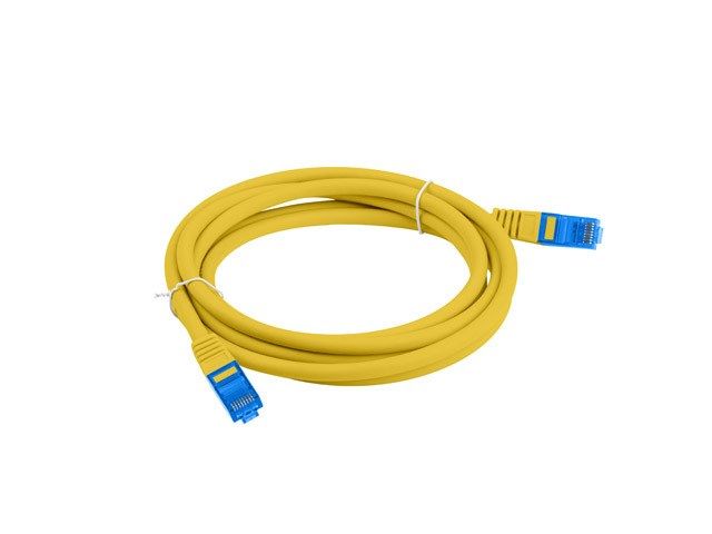 LANBERG PATCHCORD S/FTP CAT.6A 3M YELLOW LSZH_1
