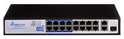 Extralink PoE Switch VIRTUS V3 16x 100Mb/s PoE/PoE+  2x Gigabit RJ45 + 1x SFP  150W_10