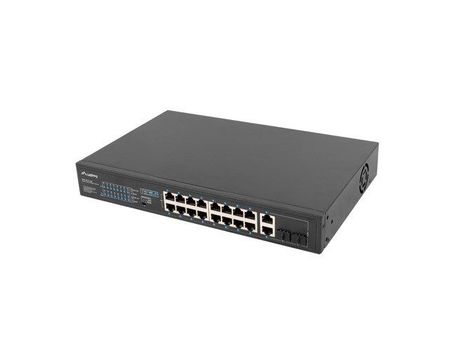 Lanberg Switch rack 19  POE+ 16x 100MB /2X COMBO  GIGABIT ETHERNET 250W_3