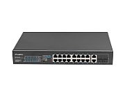 Lanberg Switch rack 19  POE+ 16x 100MB /2X COMBO  GIGABIT ETHERNET 250W_4