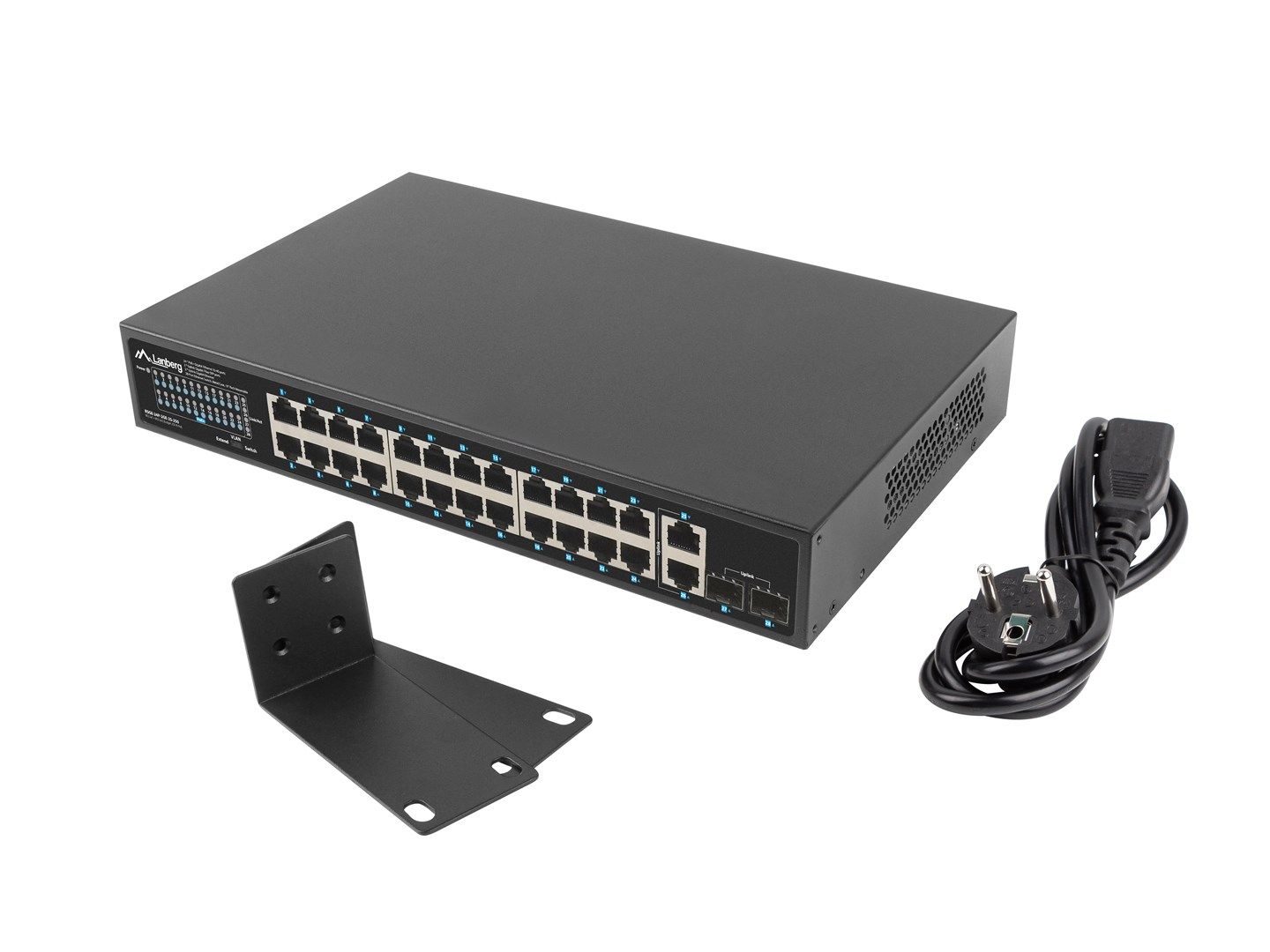 Lanberg RSGE-24P-2GE-2S-250 network switch Unmanaged_1