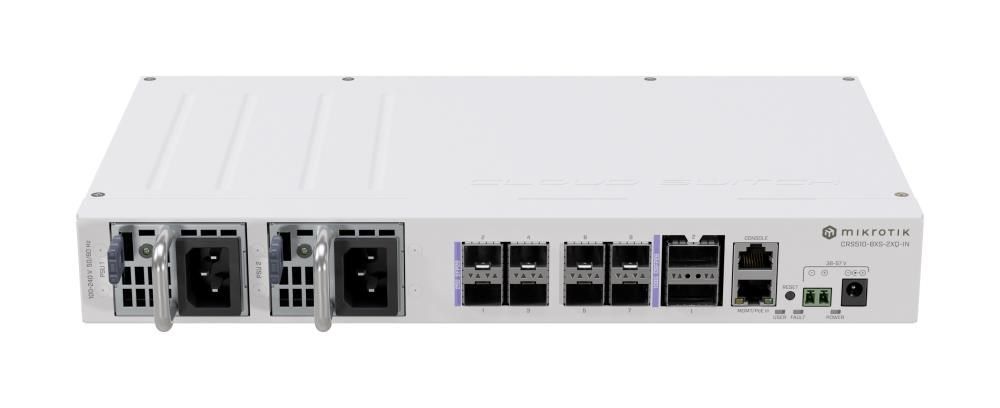NET ROUTER/SWITCH 8PORT SFP28/CRS510-8XS-2XQ-IN MIKROTIK_1