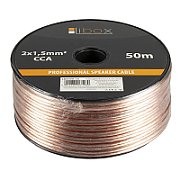 Libox Kabel głośnikowy 2x1 50mm LB0008-50 audio cable 50 m Transparent_1