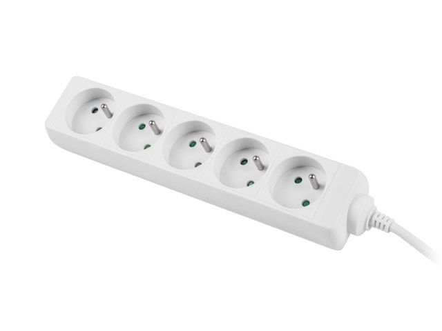 LANBERG POWER STRIP 1.5M WHITE  5X 230V PL_1