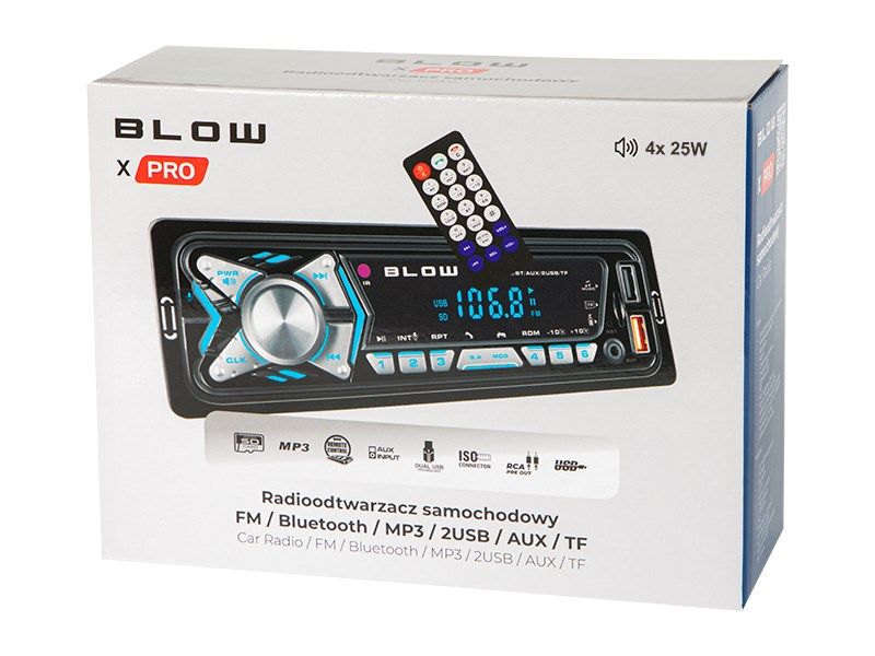 BLOW X-PRO MP3/USB/micro USB/BLUETOOTH radio Car Black_2