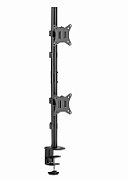 Gembird MA-D2-02 Adjustable 2-display vertical desk mount  17”-32”  9kg_1