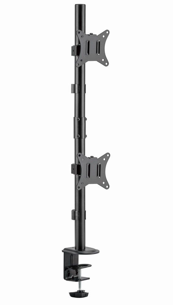 Gembird MA-D2-02 Adjustable 2-display vertical desk mount  17”-32”  9kg_4