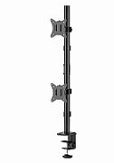 Gembird MA-D2-02 Adjustable 2-display vertical desk mount  17”-32”  9kg_6