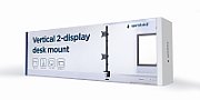 Gembird MA-D2-02 Adjustable 2-display vertical desk mount  17”-32”  9kg_8