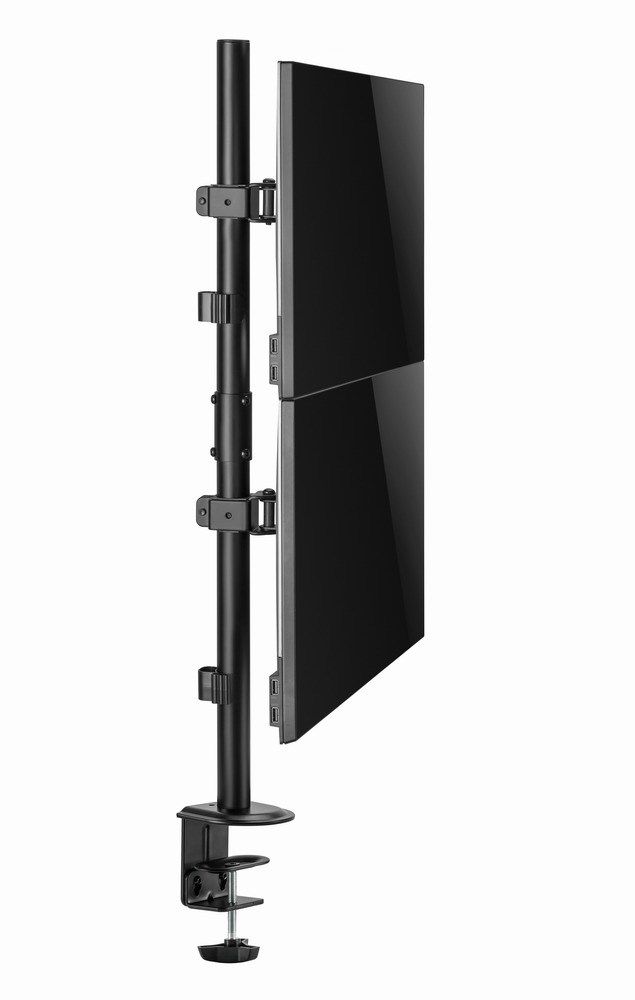 Gembird MA-D2-02 Adjustable 2-display vertical desk mount  17”-32”  9kg_10