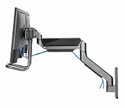 Gembird MA-WA2-02 Adjustable wall 2-display mounting arm  17”-32”  up to 8 kg_12