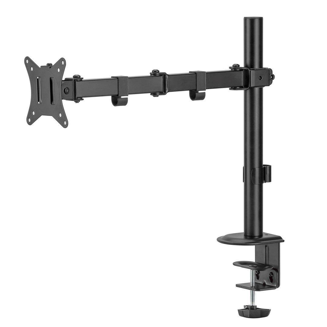 Maclean MC-753N LCD Monitor Desk Mount 17-32  9kg VESA 75x75 100x100 Single Arm Extendable Adjustable_1