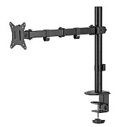 Maclean MC-753N LCD Monitor Desk Mount 17-32  9kg VESA 75x75 100x100 Single Arm Extendable Adjustable_1