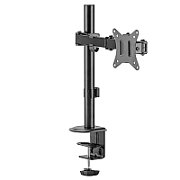 Maclean MC-753N LCD Monitor Desk Mount 17-32  9kg VESA 75x75 100x100 Single Arm Extendable Adjustable_3