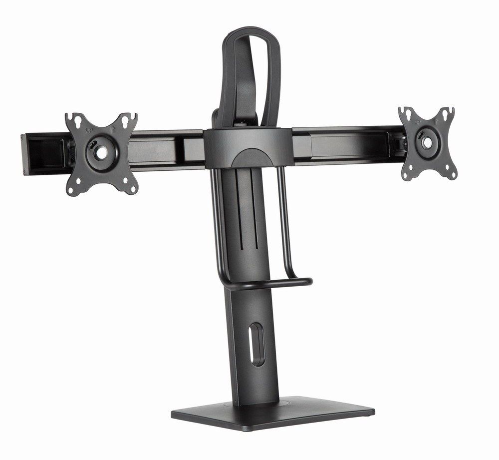 Gembird MS-D2-01 monitor mount / stand 68.6 cm (27 ) Black Desk_12