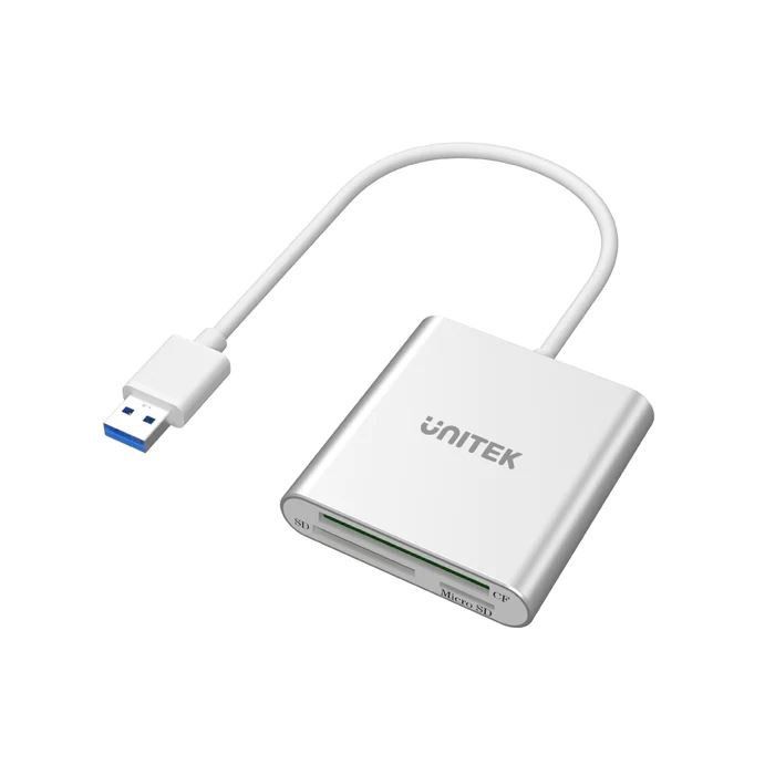 UNITEK Y-9313 card reader USB 3.2 Gen 1 (3.1 Gen 1) Silver_1