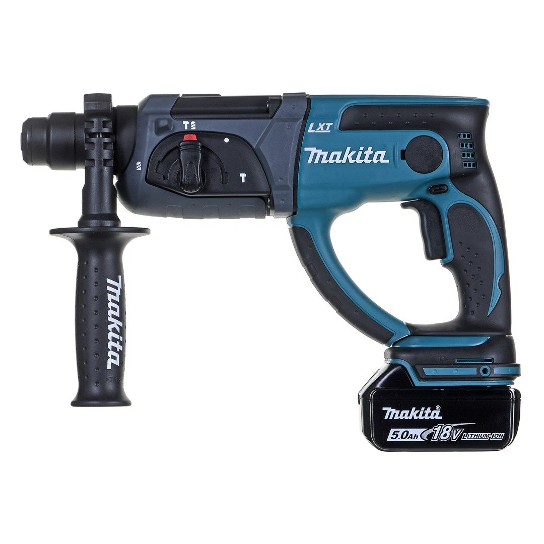 MAKITA ROTARY HAMMER DRILL WITH FORGING OPTION 18V 3x5.0Ah 1.9J DHR202RTE3 + ACC (D-74136)_7