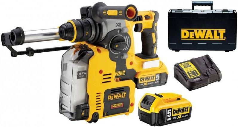 DEWALT 18V System DH273P2 + D25303DH Dust Collection System_1