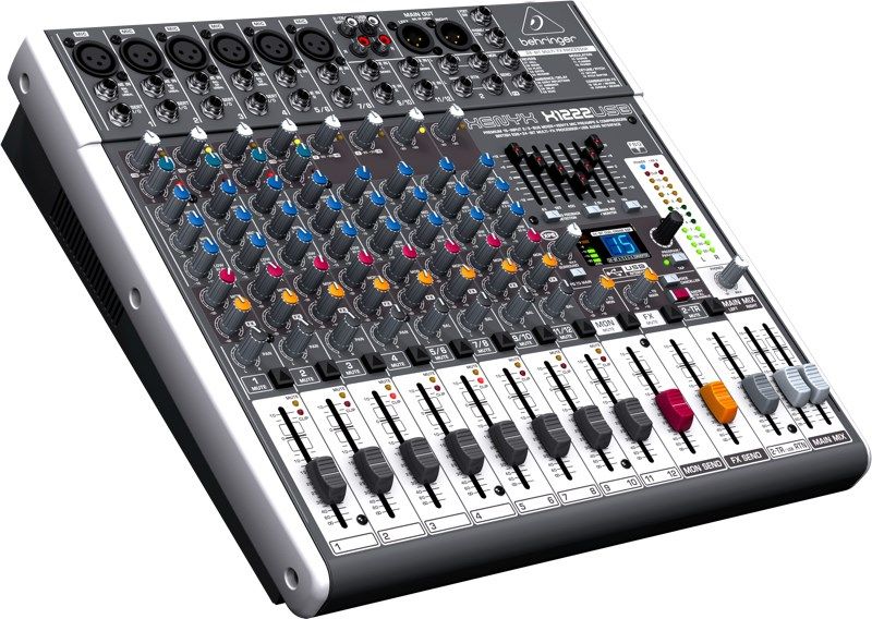 Behringer X1222USB audio mixer 4 channels_5