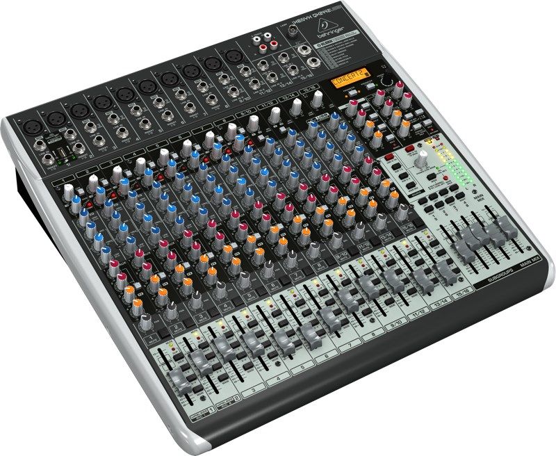 Behringer QX2442USB audio mixer 24 channels_2