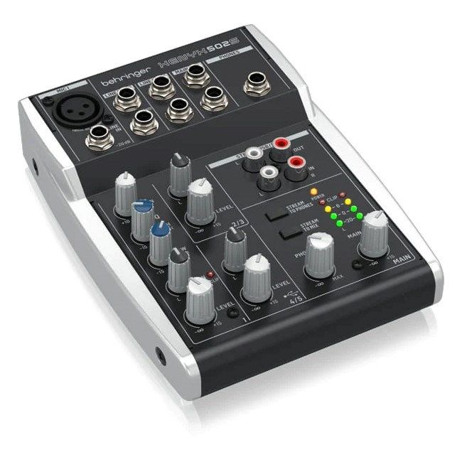 Behringer XENYX 502S - analogue audio mixer_2