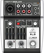 Behringer X302USB audio mixer 5 channels_1