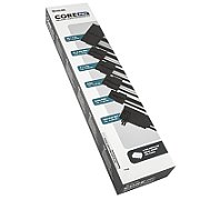 Kolink Core Pro Braided Cable Extension Kit 12V-2x6 Type 2 - Jet Black/Brilliant White_1