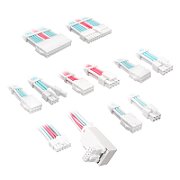 Kolink Core Pro Braided Cable Extension Kit 12V-2x6 Type 2 - Brilliant White/Neon Blue/Pure Pink_1