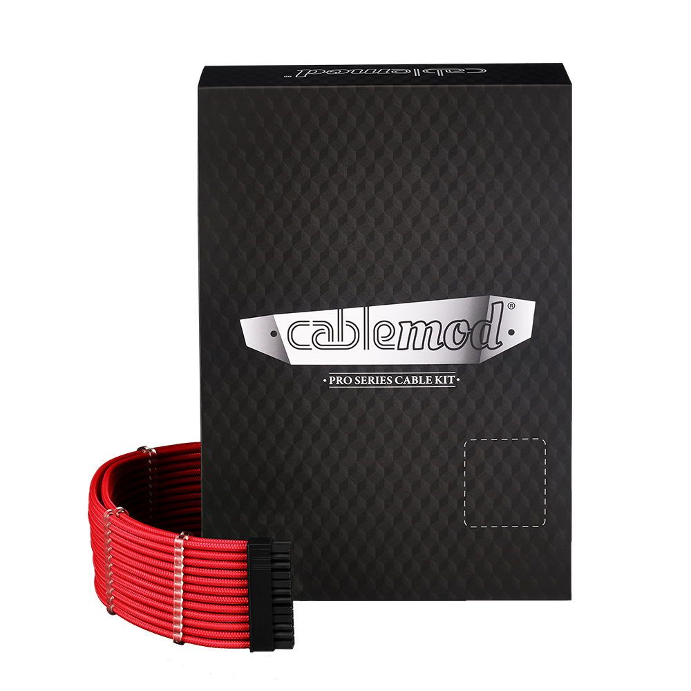 CableMod C-Series PRO ModMesh Cable Kit for RMi/RMx/RM (Black Label) - red_1