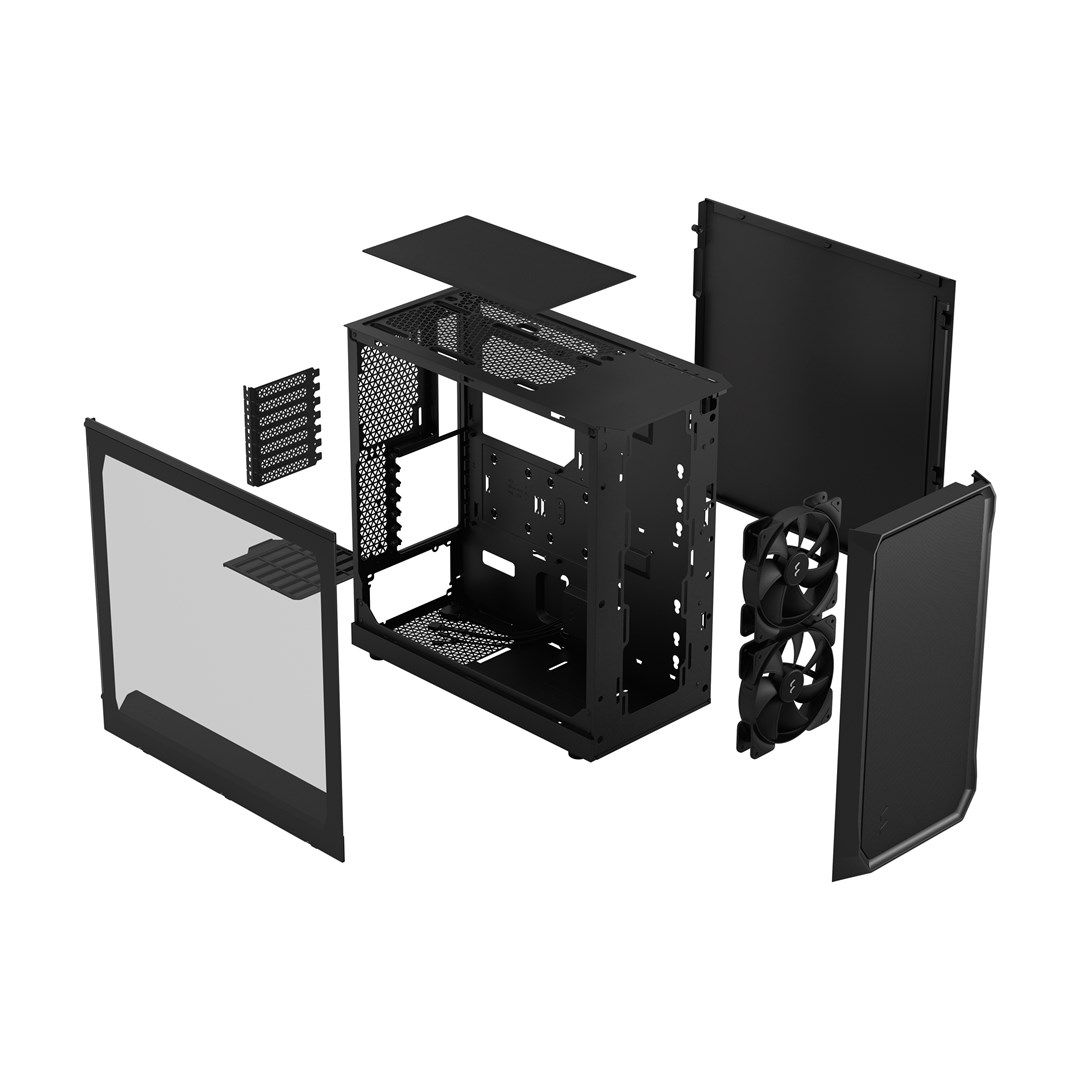 Fractal Design | Focus 2 | Side window | Black TG Clear Tint | Midi Tower | Power supply included No | ATX_6