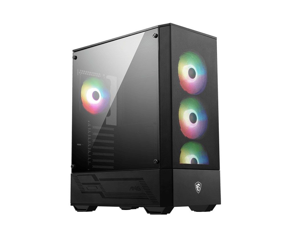 MSI MAG FORGE 112R computer case Midi Tower Black  Transparent_1
