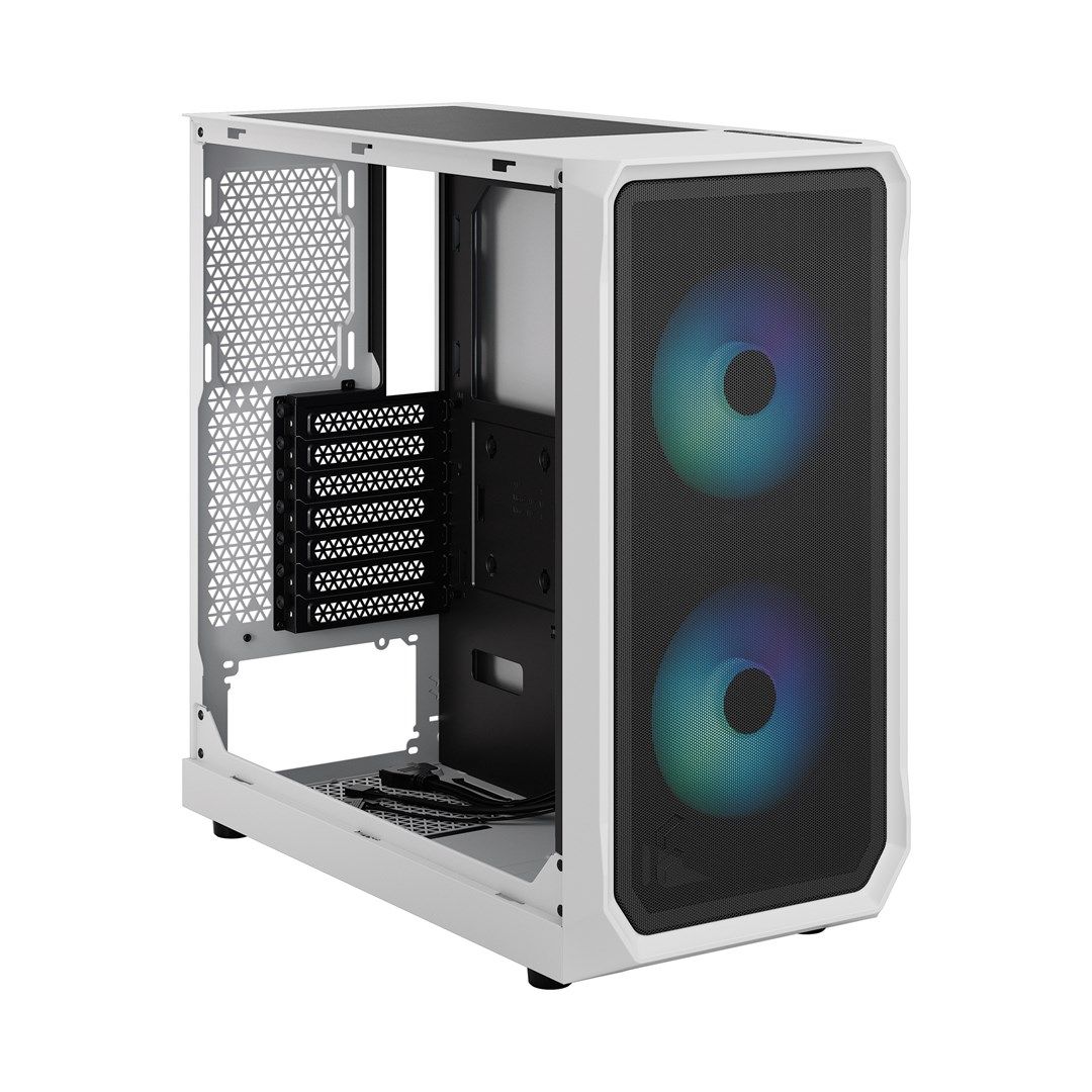 Fractal Design | Focus 2 | Side window | RGB White TG Clear Tint | Midi Tower | Power supply included No | ATX_8