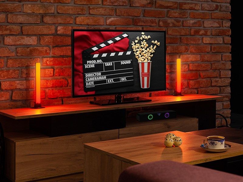 Tracer SET OF LAMPS SMART DESK RGB TUYA APP Smart table lamp Bluetooth Black_6