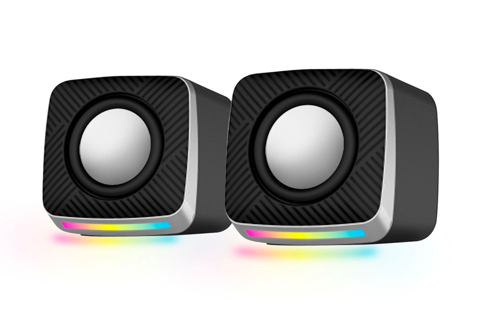 Esperanza EGS108 Speakers 2.0 LED Black 6W_1