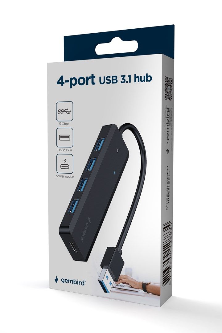 Gembird UHB-U3P4P-02 4-port USB 3.1 (Gen 1) hub_4