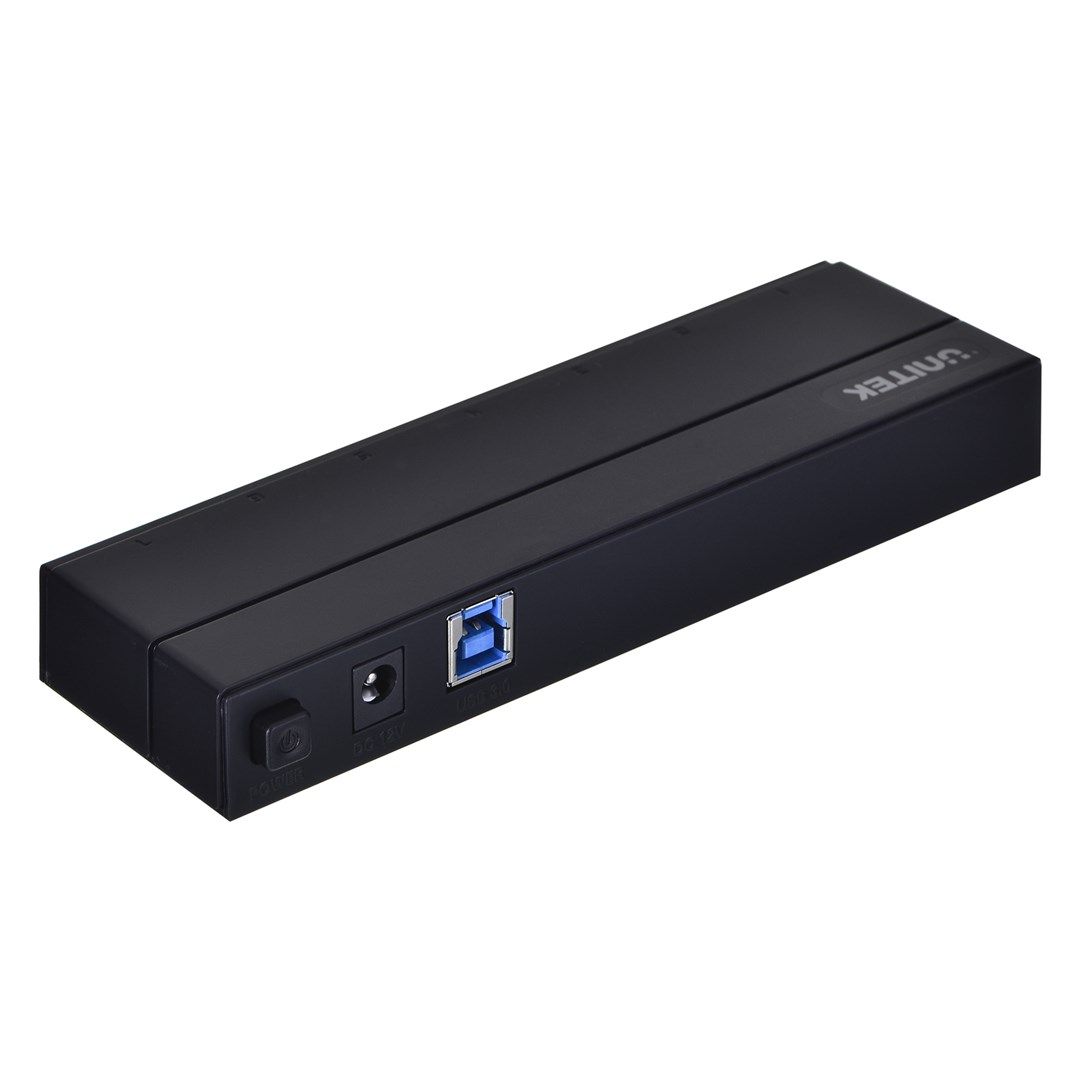 UNITEK HUB USB-A + DC Y-3184; 7x USB 3.2 Gen 1 (3.1 Gen 1) Type-A_2